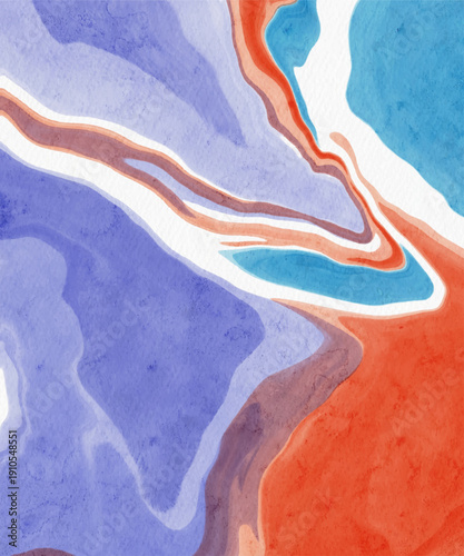 Wallpaper Mural Elegant banner template design with color paint elements. Abstract decoration. Vector illustration. Torontodigital.ca