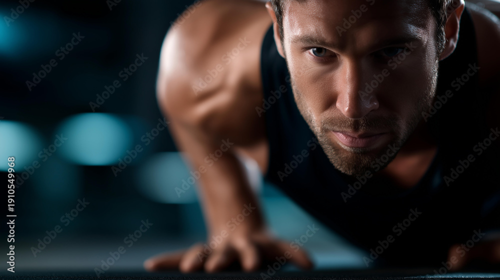 Fototapeta premium Physical fitness training routines designed for police officers, law enforcement exercise programs, tactical strength conditioning, professional athletic preparation, defocused background, with