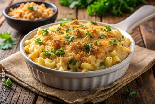 mac and cheese with breadcrumbs topping