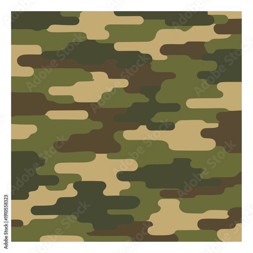 Woodland Camo Print Repeating Texture