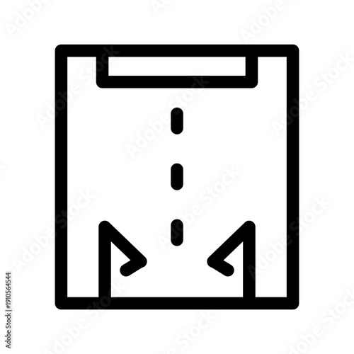 Lane Icon Vector Symbol Design Illustration