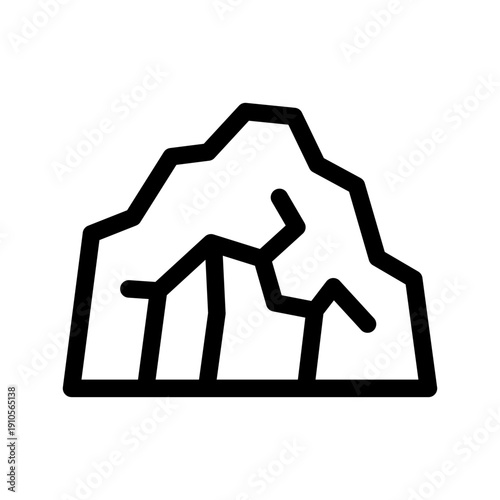 Cave Icon Vector Symbol Design Illustration