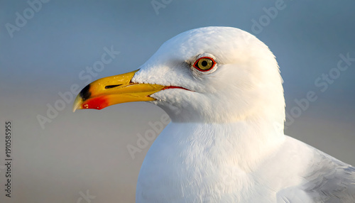 Wallpaper Mural Seagull portrait, head shot. Crisp focus, bright plumage, eye detail Torontodigital.ca