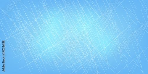 Winter blue background with a hockey scratched ice texture.Vector ilustration