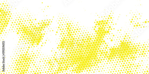 Gold falling down confetti background. Repeated golden dotted glitter pattern. Yellow, orange and golden dots wallpaper.