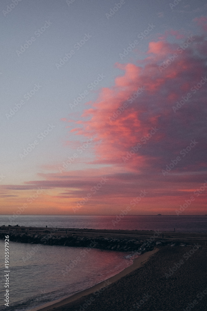 Fototapeta premium sunset on the beach