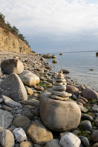 stones on the beach