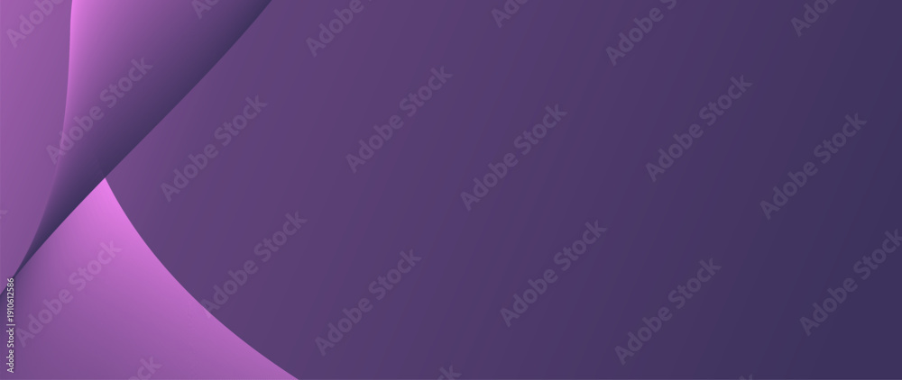 Obraz premium Elegant abstract background featuring smooth, flowing purple curves and soft gradients. Ideal for modern digital designs, presentations, and creative projects.