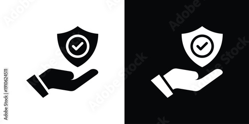 Dependable Icon Sheet Black And White