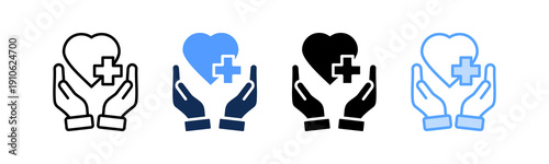 Health Care Icon Multiple Style