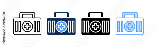 First Aid Icon Multiple Style
