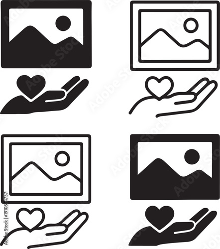 Isolated Fine Art Appreciation Icon Set, Fine Art Appreciation Icon, Fine Art Appreciation Icon Solid Black, Fine Art Appreciation Icon Outline Vector For Museum Gallery Event Design