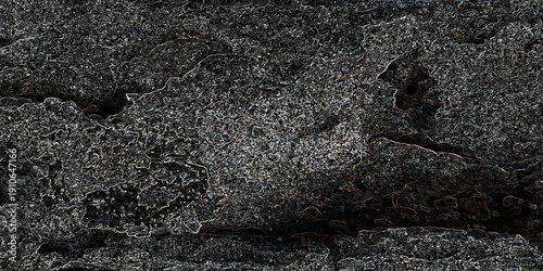 Canvas Print Black and white color texture pattern abstract background can be use as wall pap