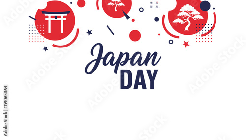 Japan Day celebration with traditional Japanese elements and symbols.
