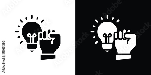 Empowerment Icon Sheet Black And White