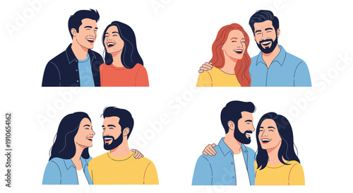 Diverse group of friends enjoying companionship and shared laughter