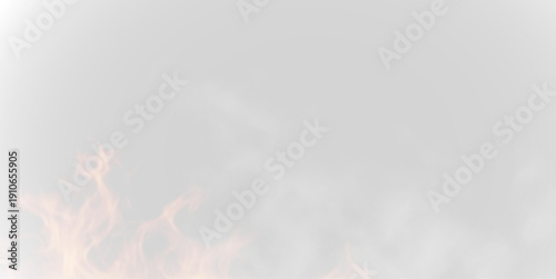 Foto Smooth flowing fire wave with orange-red flames, glowing tips and flickering mot