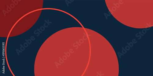 Minimalist abstract geometric design colored in bold dark shades of red. A modern, dynamic composition with curved shapes and strong contrasts, ideal for backgrounds, branding, and digital art.