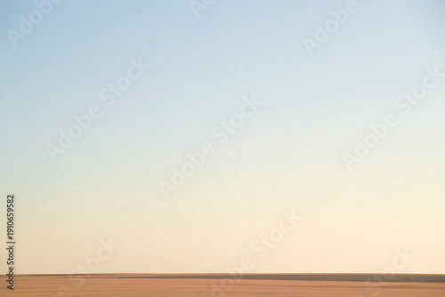 Minimalist pixelated landscape with soft gradient colors