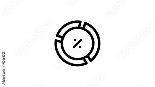 percentile chart animated icon