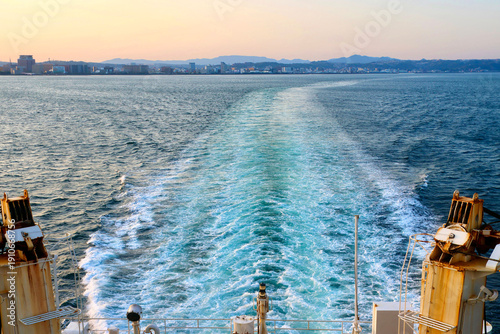 鹿児島新港・出港（鹿児島県・鹿児島市）