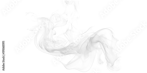 A mesmerizing cloud of smoke swirls against a dark background