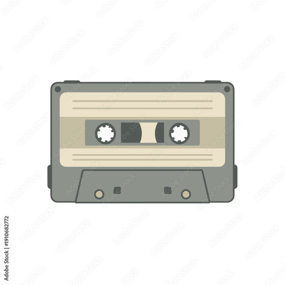 Obraz premium Cassette Tape Vector Icon
