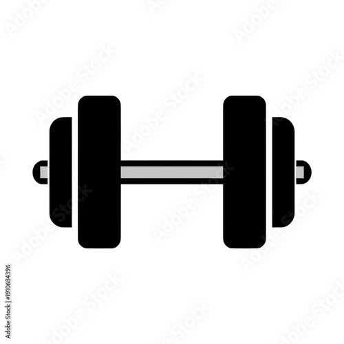 Minimalist Weight Bench Press UI Icon