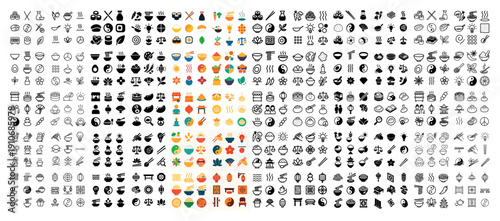 Food and drink icon collection