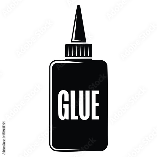 Vector isolated illustration of glue icon ideal for stationery symbols crafting apps office tools and adhesive related design projects