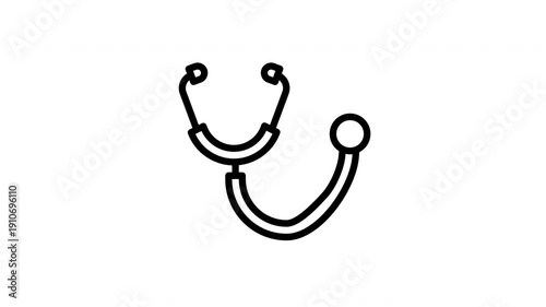 stethoscope animated icon