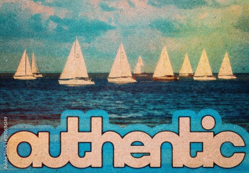 Authentic Halftone Texture Effect Mockup