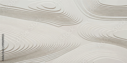 White wood texture background with nature patterns of rain drops creating a ripple design on a liquid water surface like waves of white sand on a lake
