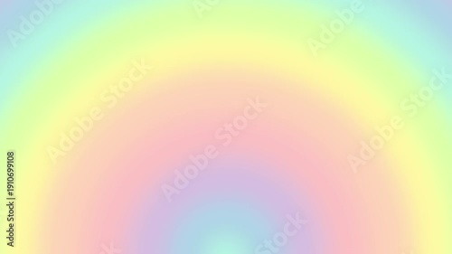 Half Circle Rainbow Gradient Moving Up from Center Bottom Background Animation Suitable e.g. Presentation, Banner, Greeting, Wedding, Baby Shower, Celebrations or Wallpaper - 4K Horizontal 8 sec. Loop