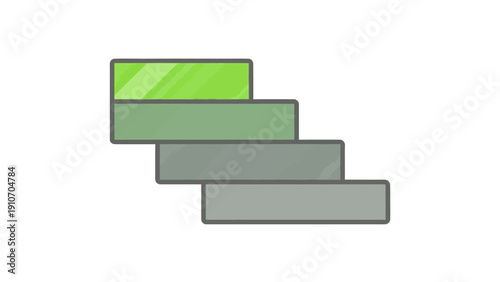 USB flash drive icon isolated on white background with technology and office symbols