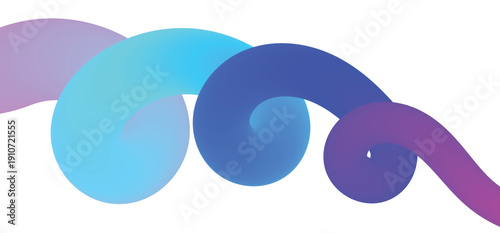 The image shows an abstract design with smooth, curved shapes.