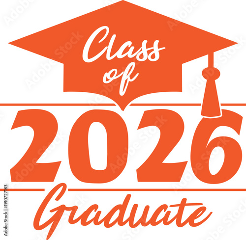 orange class of 2026 grad