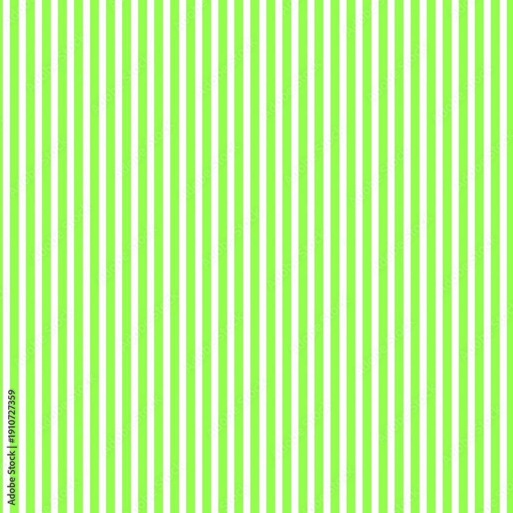 Obraz premium Refreshing mint green and white vertical stripes pattern. Seamless pastel spring summer background for baby shower, wallpaper, and textile design. Bright clean parallel lines texture