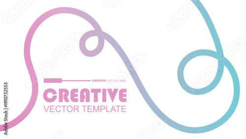 Gradient ribbons and wavy squiggles flow across a bright abstract background. Rainbow swirls and playful shapes create a lively pattern perfect for posters, bold templates and colorful children design