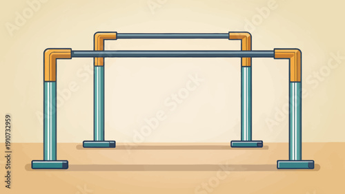 Gymnastics Parallel Bars for Fitness Training