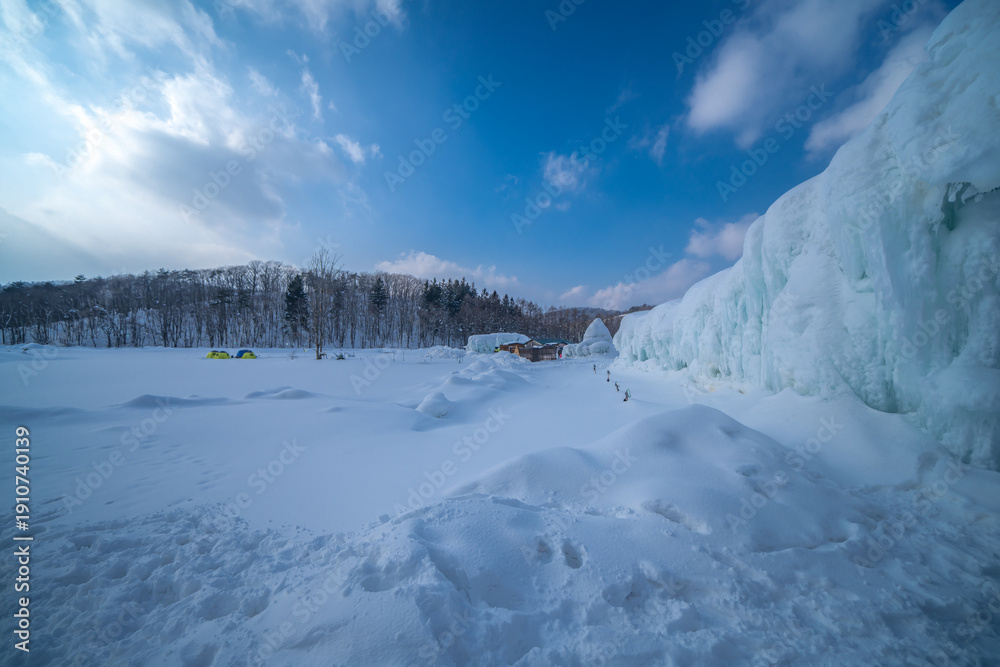 Obraz premium まほら岩手の雪