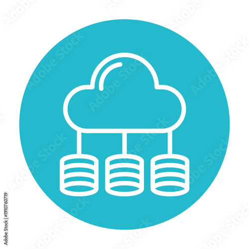 Cloud Computing Vector Icon