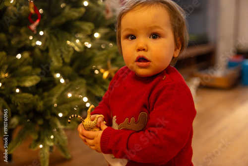 Das erste Weihnachten für ein Baby