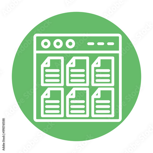Kanban Board Vector Icon