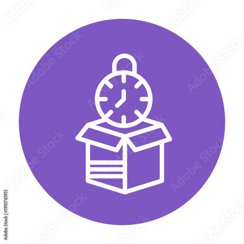 Timebox Vector Icon