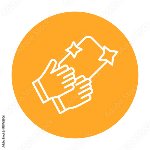 Hand Towel Vector Icon