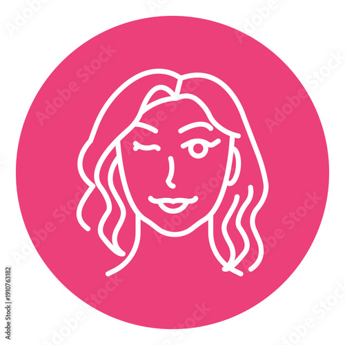 Flirtatious Vector Icon