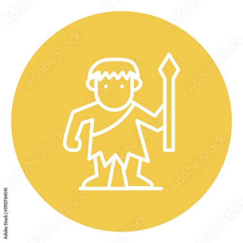 Caveman Vector Icon