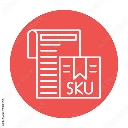 Sku Description Vector Icon