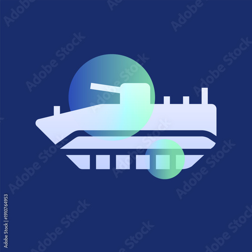 MBT glassmorphism illustration. Transparency blur elements